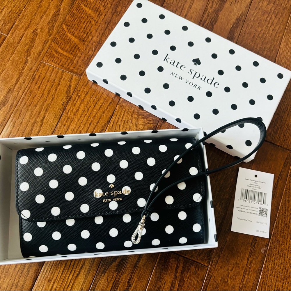 Kate Spade wallet wristlet *new, never-used with tags and box*